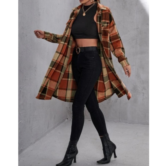 Luxe plaid coat - Picture 2 of 5